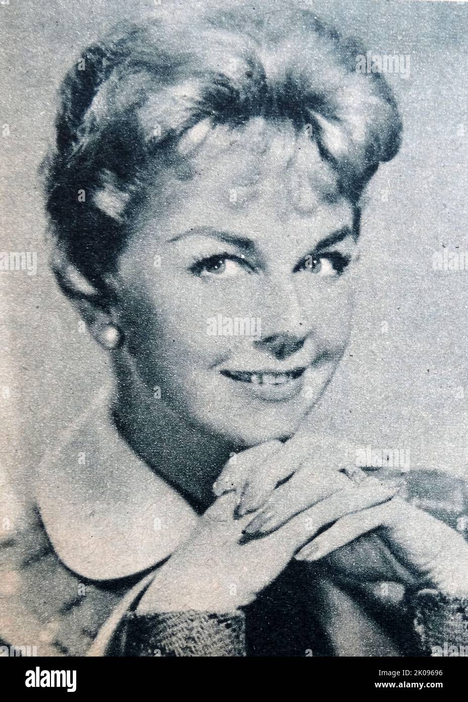Doris Day (Doris Mary Anne Kappelhoff, 3 aprile 1922 – 13 maggio 2019) è stata una . Ha iniziato la sua carriera come cantante di grande band nel 1939. Foto Stock