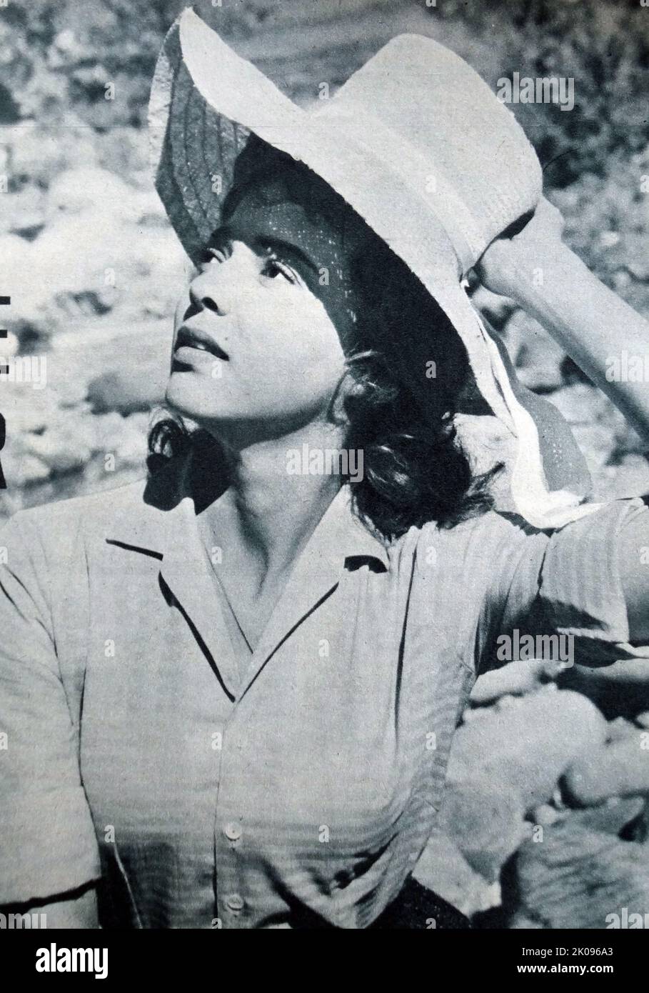 Dorothy Dandridge nel film i takers. Dorothy Jean Dandridge (9 novembre 1922 – 8 settembre 1965) è stata una . È la prima star del cinema afroamericano ad essere nominata per l'Academy Award for Best attress, che è stata per la sua performance in Carmen Jones (1954). Foto Stock