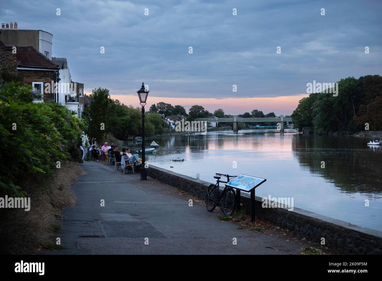 Tamigi River, Chiswick, Londra, Regno Unito Foto Stock