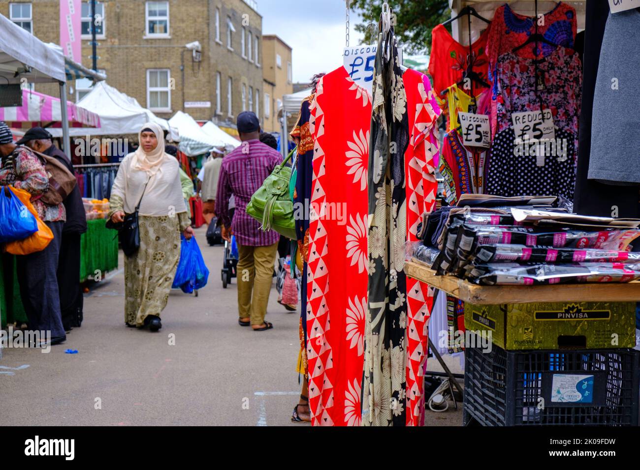 East Street Market, SE17, Londra, Regno Unito Foto Stock