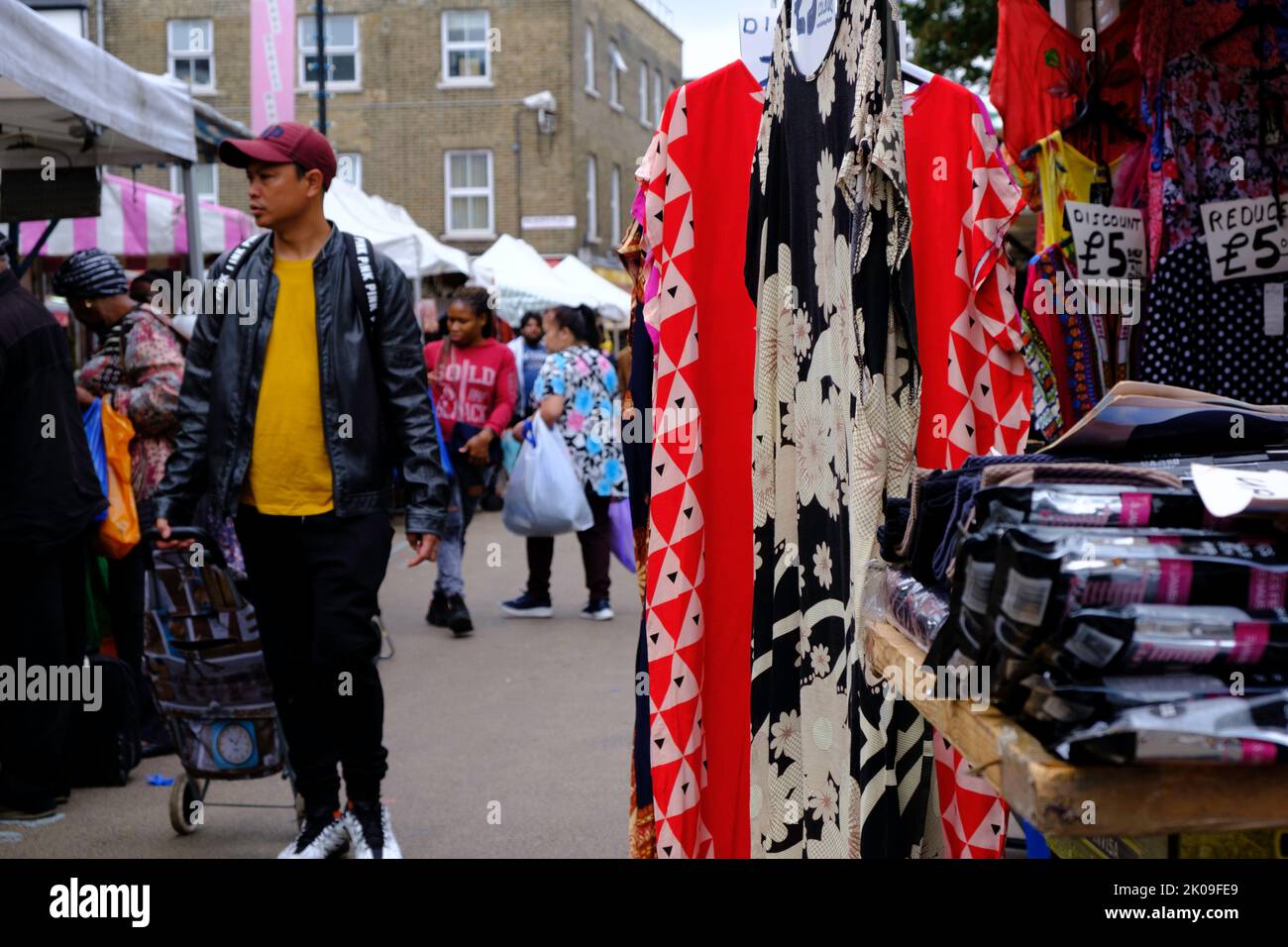 East Street Market, SE17, Londra, Regno Unito Foto Stock