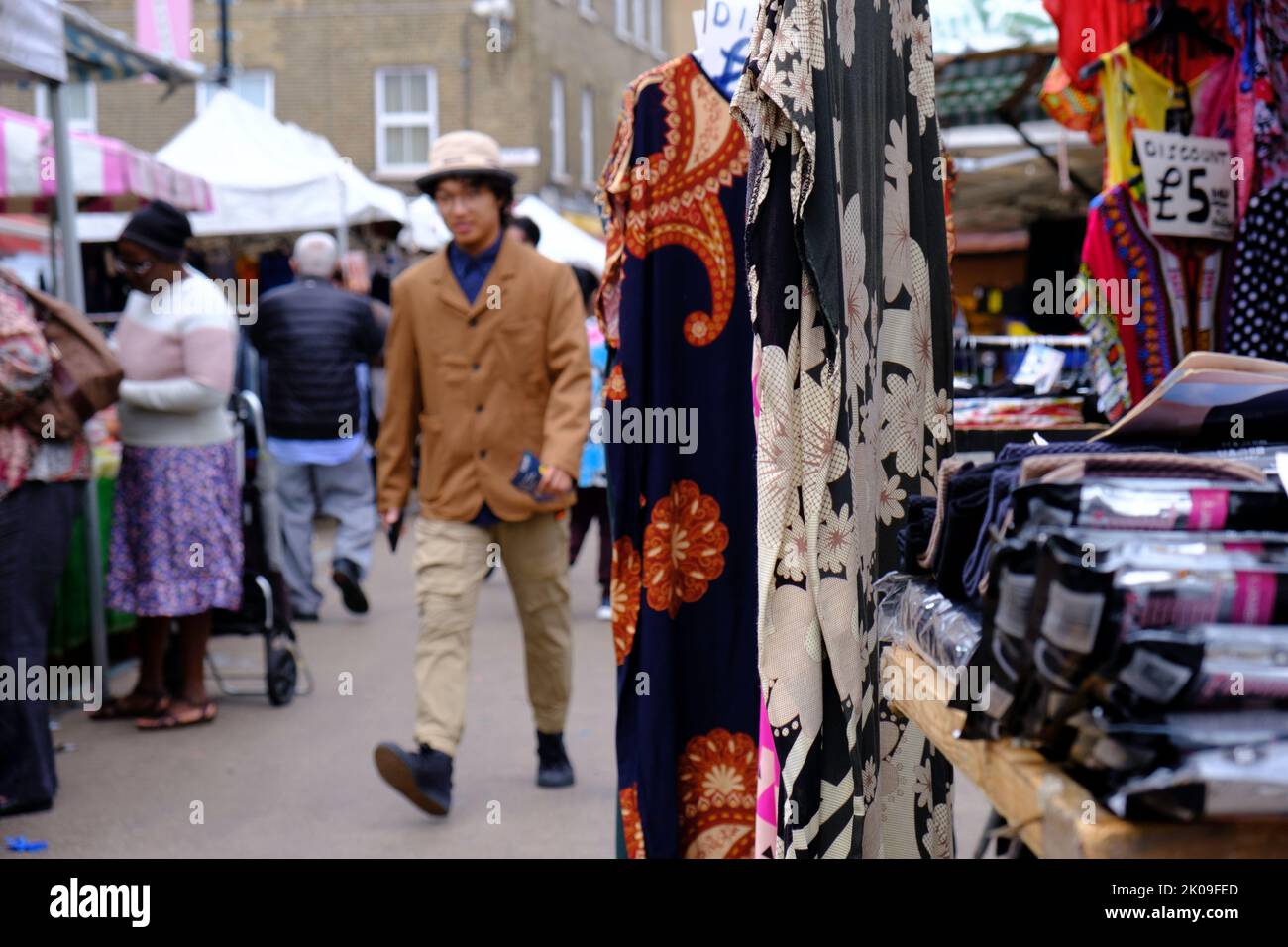 East Street Market, SE17, Londra, Regno Unito Foto Stock