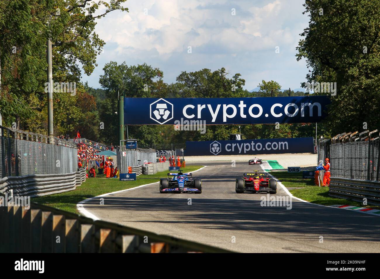Fernando Alonso (SPA) Alpine A522 durante la qualifica di FORMULA 1 PIRELLI GRAN PREMIO D'ITALIA 2022 Foto Stock