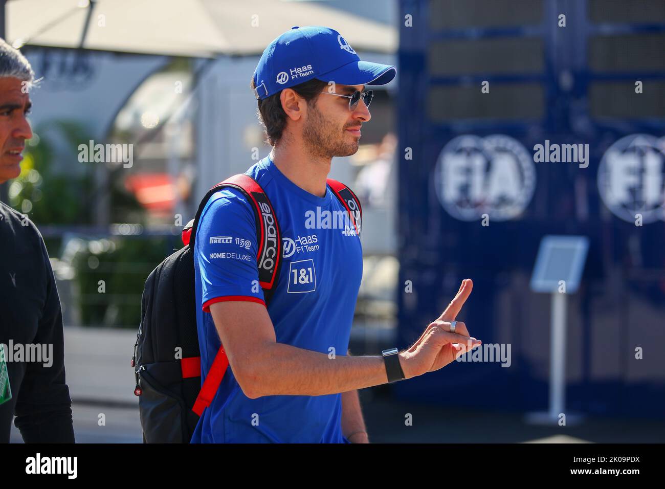 Antonio Giovinazzi (ITA) - Haas F1 - sul paddock di FORMULA 1 PIRELLI GRAN PREMIO D'ITALIA 2022 Foto Stock