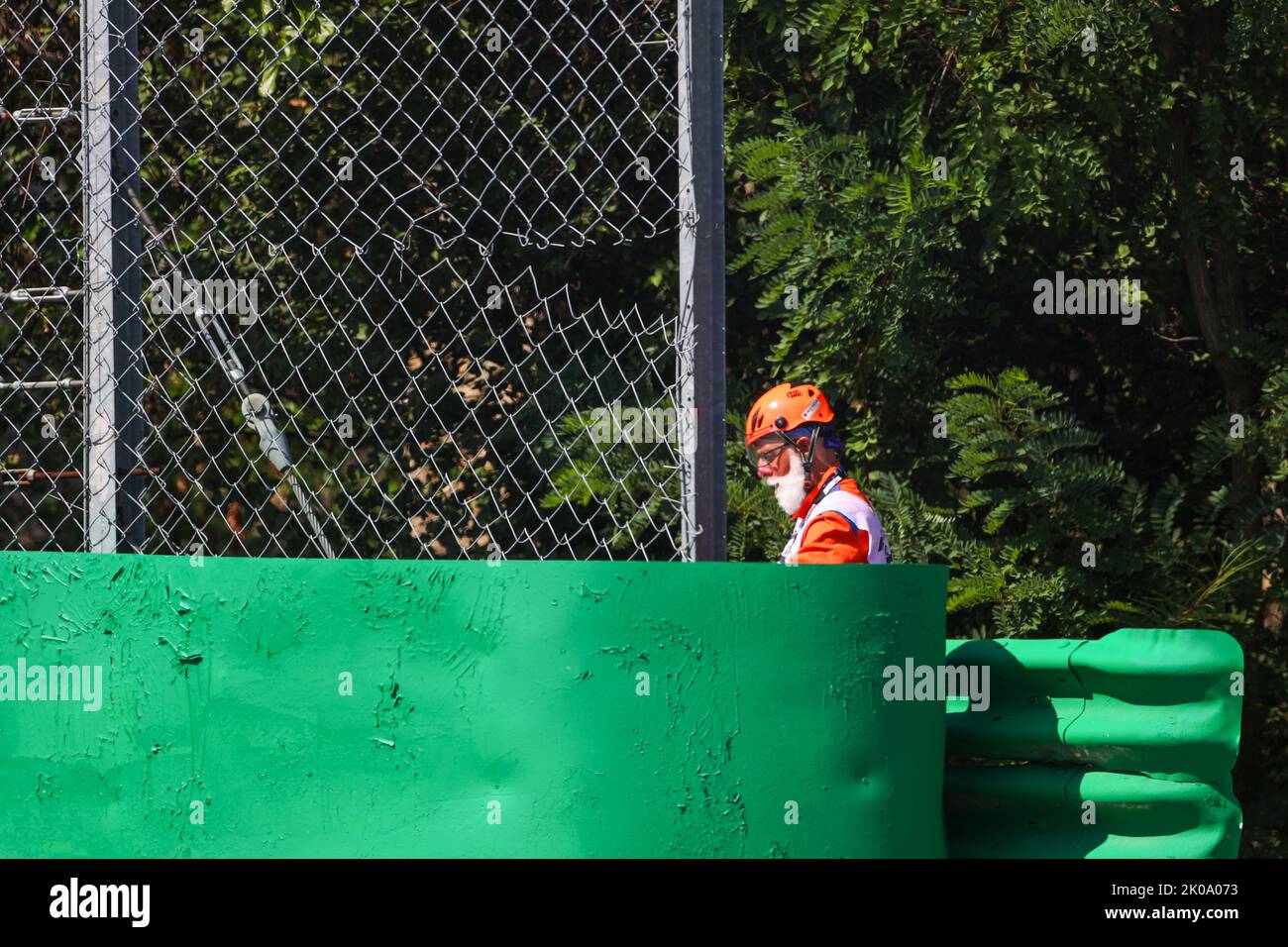 Marshall su Roggia durante la qualifica di FORMULA 1 PIRELLI GRAN PREMIO D'ITALIA 2022 Foto Stock