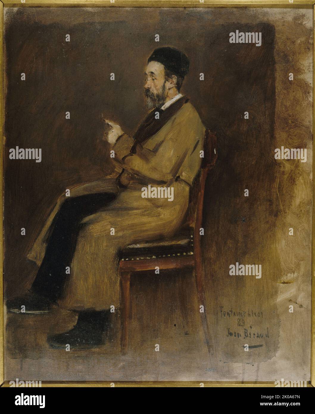 Ritratto di Jean-Jacques Weiss (1827-1891), redattore di "Journal des Debats", 1889. Foto Stock