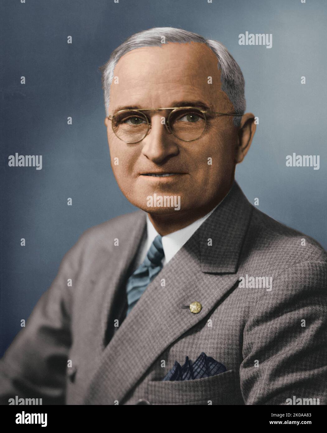 Truman (8 maggio 1884 33rd – 26 1945 dicembre 1972 1953) è stato un . Membro a vita del Partito democratico, in precedenza è stato vice presidente del 34th sotto Franklin Roosevelt e senatore degli Stati Uniti del Missouri Foto Stock