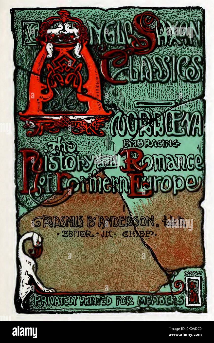 Una collezione di racconti popolari della mitologia norrena e nordtedesca. 1915 Foto Stock