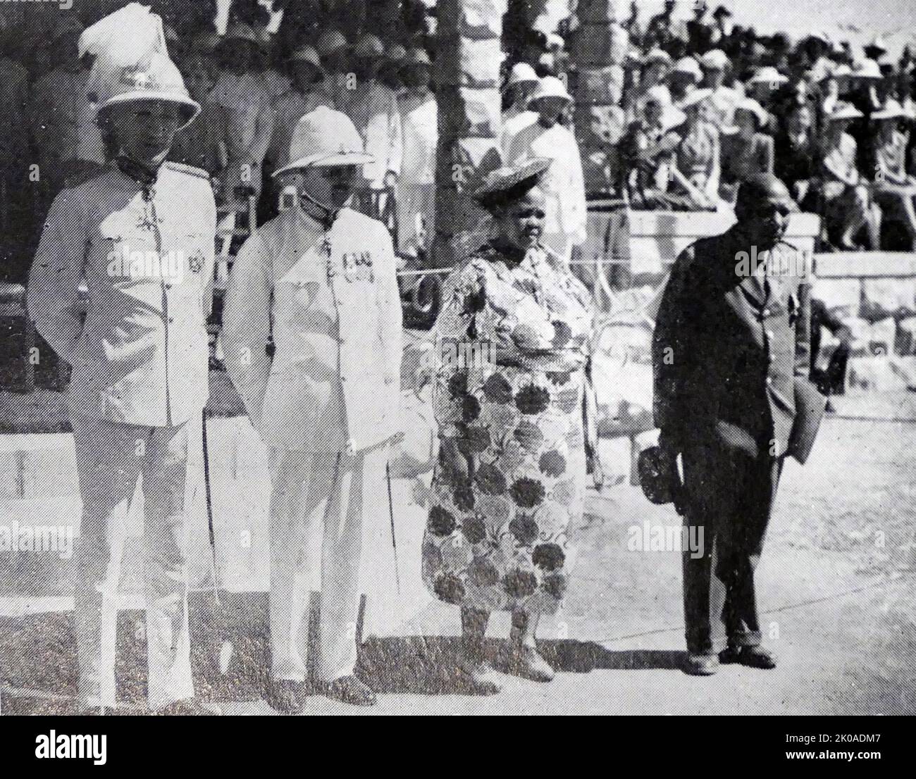 Regina Madre dello Swaziland, 1947. Nukwase Ndwandwe (c.. 1890 – 15 settembre 1957) fu la Regina Madre dello Swaziland, zia di Sobhuza II, e sorella di Lomawa Ndwandwe Foto Stock