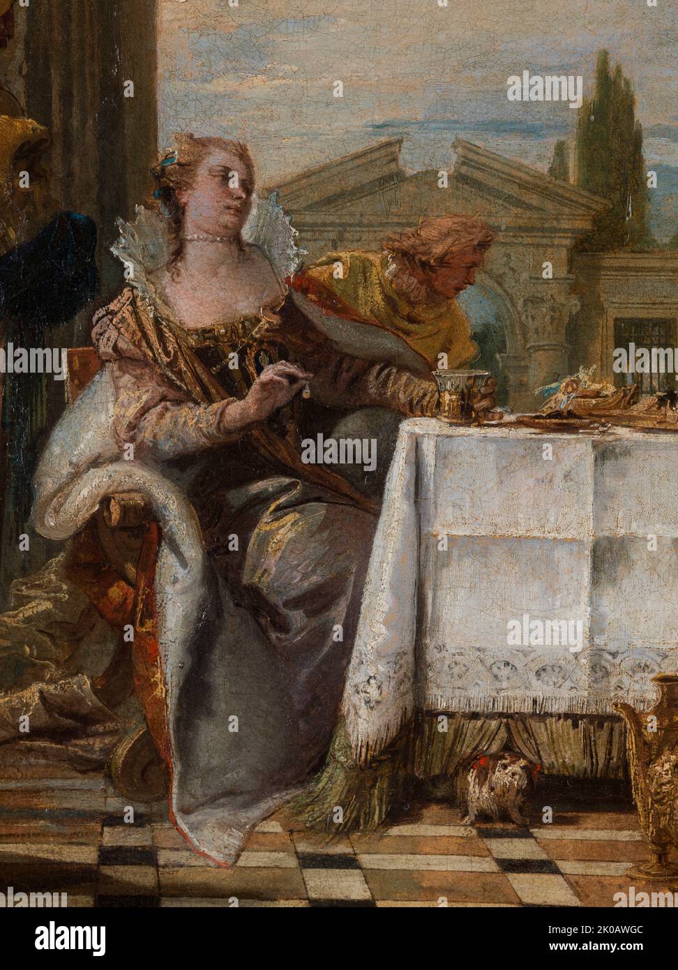 Banchetto di Cleopatra, tra le 1742 e le 1743. Foto Stock