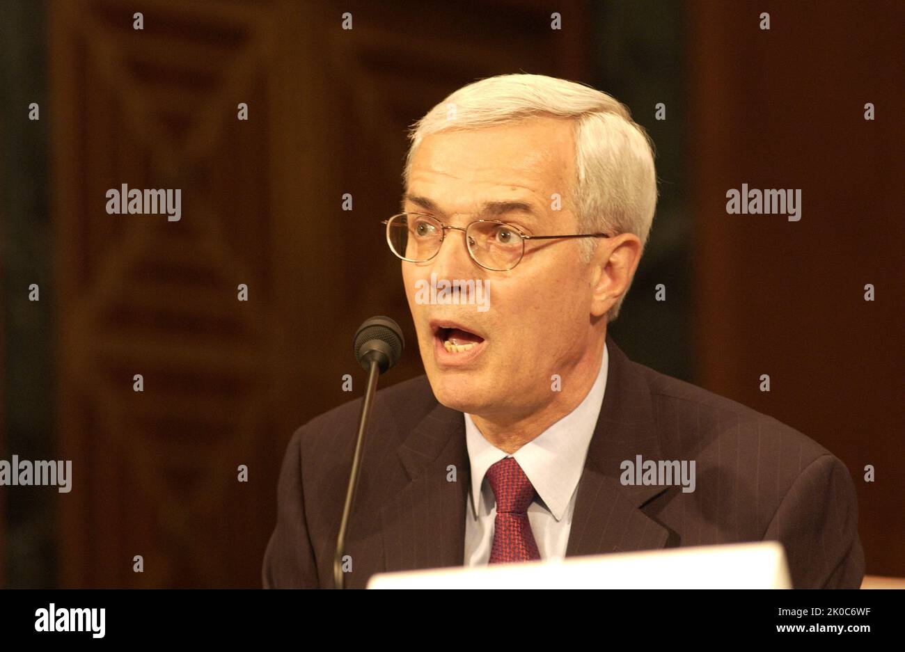 Udienza del Senato sulle nomine di Roy Bernardi, Dennis Shea, Cathy MacFarlane. Udienza del Senato su Roy Bernardi, Dennis Shea, Cathy MacFarlane Nominations Subject, Commissione del Senato su Banking, Housing, and Urban Affairs audizione, a Capitol Hill, sulle nomine di Roy Bernardi come Vice Segretario HUD, Dennis Shea come Vice Segretario per lo sviluppo delle politiche e la Ricerca, E Cathy MacFarlane come Vice Segretario per gli Affari pubblici. Foto Stock