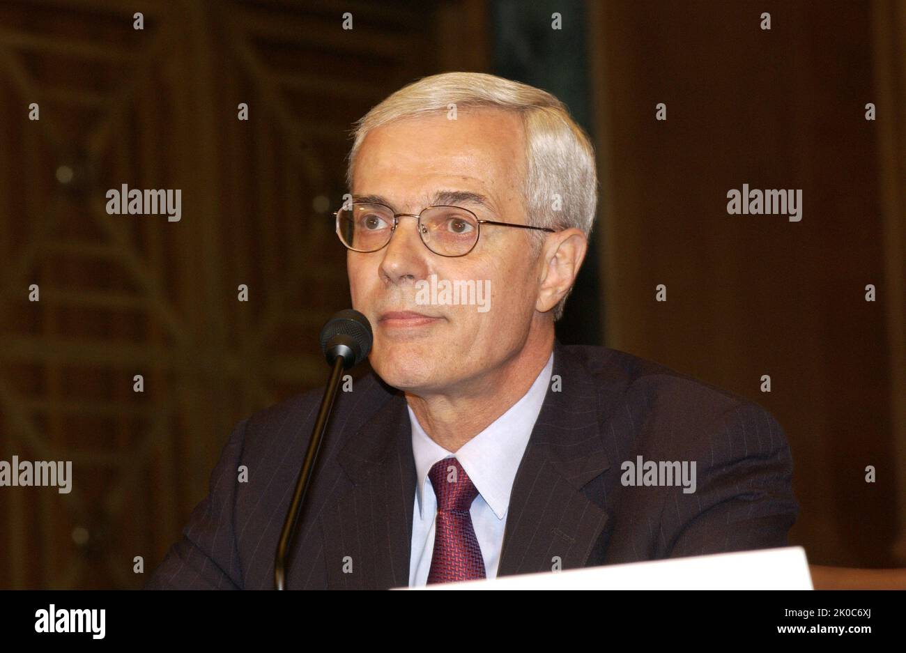 Udienza del Senato sulle nomine di Roy Bernardi, Dennis Shea, Cathy MacFarlane. Udienza del Senato su Roy Bernardi, Dennis Shea, Cathy MacFarlane Nominations Subject, Commissione del Senato su Banking, Housing, and Urban Affairs audizione, a Capitol Hill, sulle nomine di Roy Bernardi come Vice Segretario HUD, Dennis Shea come Vice Segretario per lo sviluppo delle politiche e la Ricerca, E Cathy MacFarlane come Vice Segretario per gli Affari pubblici. Foto Stock