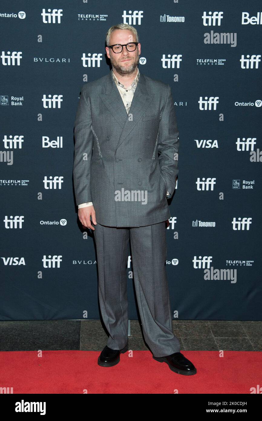 Toronto, Canada. 10th Set, 2022. Seth Rogen partecipa alla prima "The Fabelmans" durante il Toronto International Film Festival 2022 al Princess of Wales Theatre. Credit: SOPA Images Limited/Alamy Live News Foto Stock