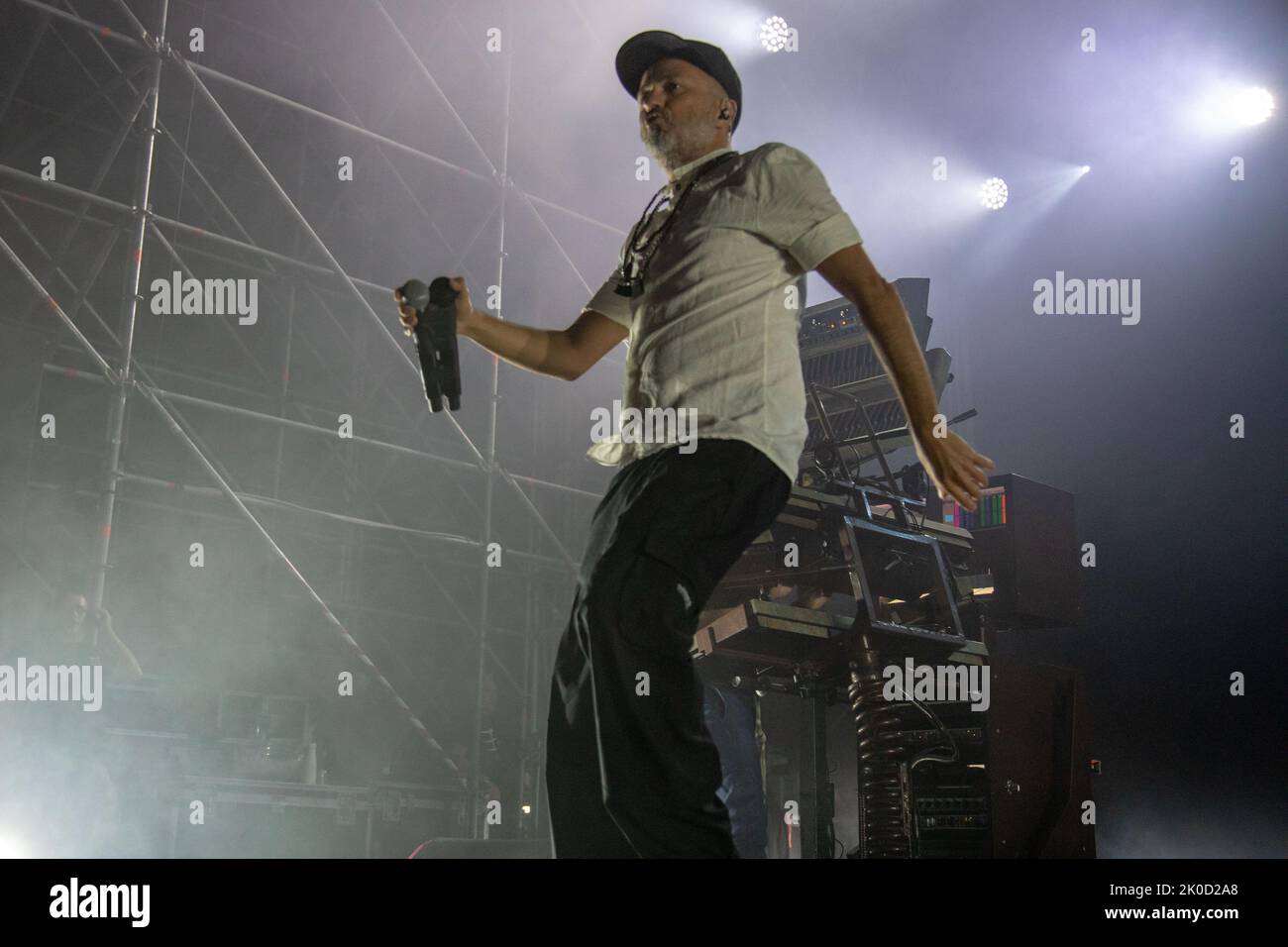 Modena, Italia. 10th Set, 2022. Samuel durante Subsonica, Concerto musicale a Modena, settembre 10 2022 Credit: Independent Photo Agency/Alamy Live News Foto Stock