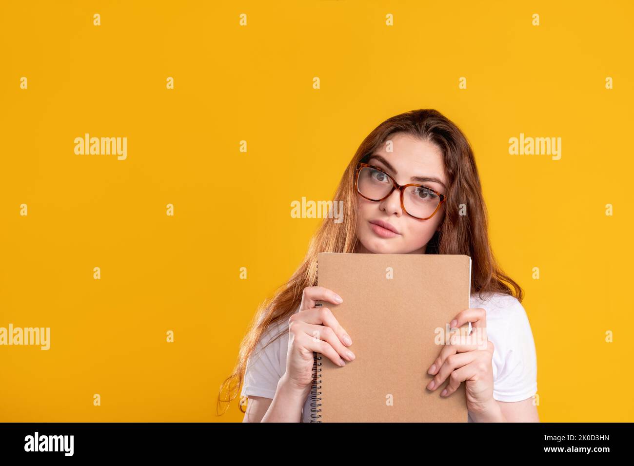 donna intelligente ritratto business coaching sicuro Foto Stock