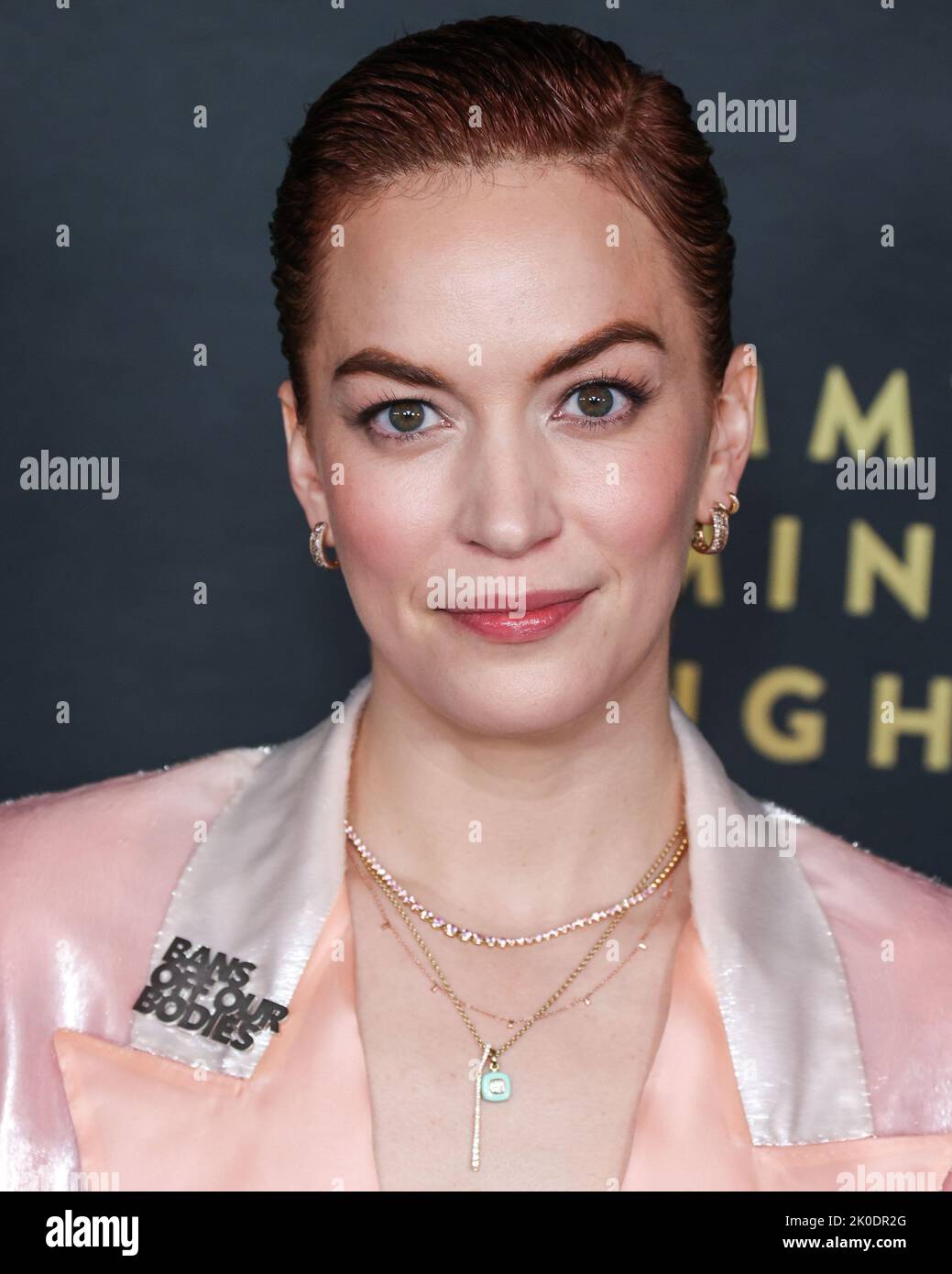 WEST HOLLYWOOD, LOS ANGELES, CALIFORNIA, USA - 10 SETTEMBRE: L'attrice americana Britt Lower arriva all'Hollywood Reporter e al 74th° Annual Primetime Emmy Awards di SAG-AFTRA, 'Emmy Nominees Night', che si tiene all'attico di Beverly il 10 settembre 2022, il 8899, a West Hollywood, Los Angeles, California, Stati Uniti. (Foto di Xavier Collin/Image Press Agency) Foto Stock