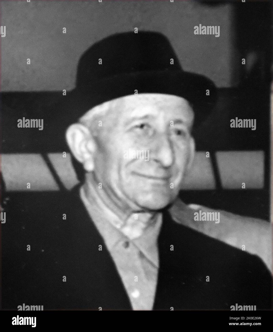 Carlo Gambino (1902 - 1976) capo criminale italo-americano della famiglia Gambino. Dopo la riunione di Apalachin del 1957, e l'incarcerazione di Vito Genovese nel 1959, Gambino assunse la commissione della mafia americana fino alla sua morte per un attacco di cuore il 15 ottobre 1976. Foto Stock