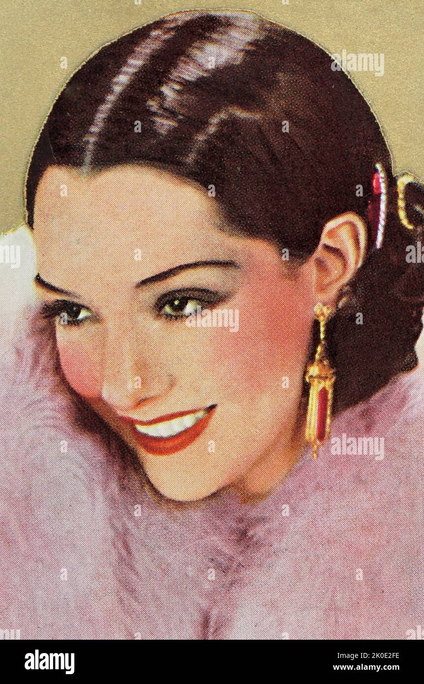 Maria Guadalupe Villalobos Velez (Lupe Velez, 18 luglio 1908 – 14 dicembre 1944) è stata una .. Foto Stock