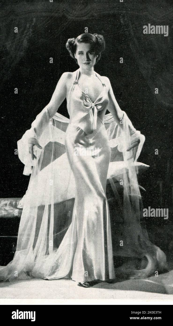 Norma Shearer (1902 - 1983) attrice canadese-americana attiva nel cinema dal 1919 al 1942. Foto Stock
