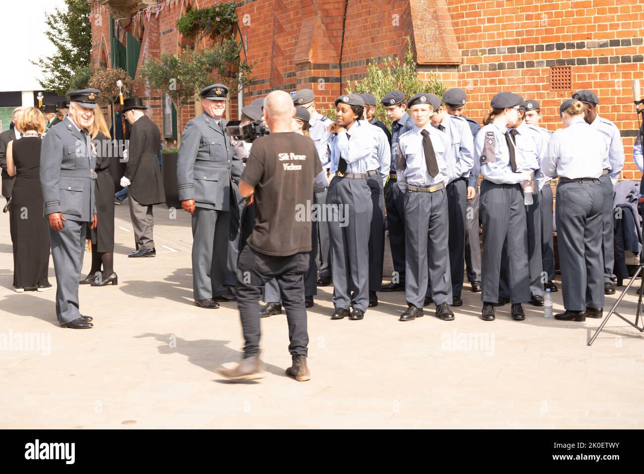 Proclamazione del nuovo re, re Carlo III a Wokingham in Rpyal Berkshire Foto Stock