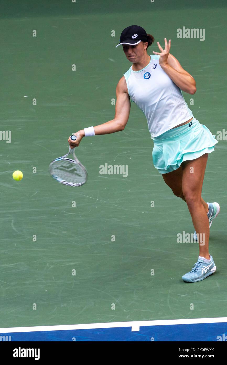 IgA Swiatek vince la finale femminile al 2022 US Open. Foto Stock