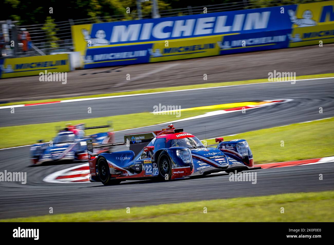 22 HANSON Philip (gbr), ALBUQUERQUE Filipe (prt), OWEN William (usa), United Autosports USA, Oreca 07 - Gibson, azione durante la 6 ore di Fuji 2022, 5th° round del FIA World Endurance Championship 2022 sul Fuji Speedway dal 8 al 11 settembre 2022 a Fuji, Giappone - Foto: Paolo Maria/DPPI/LiveMedia Foto Stock