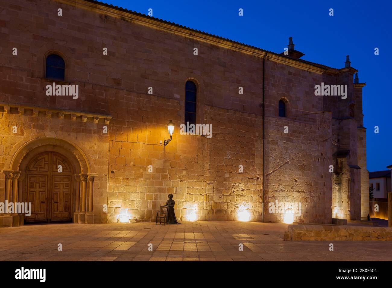 Chiesa di Santa Maria la Mayor, Soria, Castilla y Leon, Spagna Foto Stock