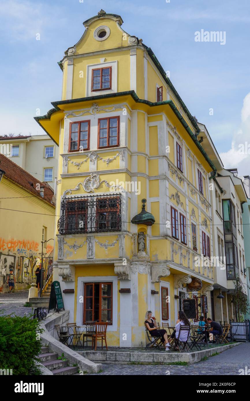 Bratislava, Slovacchia - 30 ago 2022:Casa del buon pastore, Bratislava, Slovacchia Foto Stock