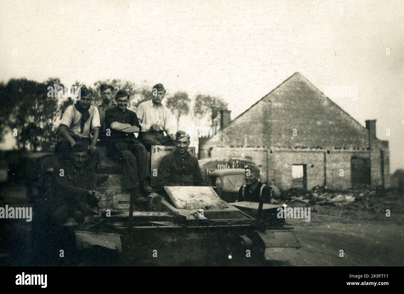 Wehrmacht Heer Panzerkampfwagen III PzKpfw III Panzer III Ausf. H - Esercito tedesco Panzerkampfwagen / serbatoio medio III Mark / Mk H - Russia Foto Stock