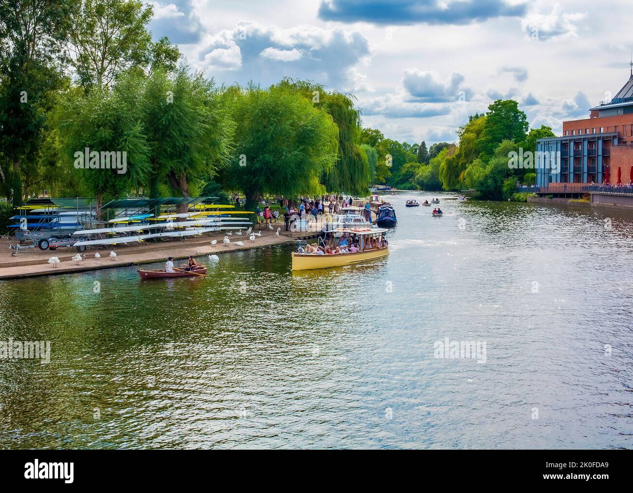 Stratford Upon Avon Warwickshire Foto Stock