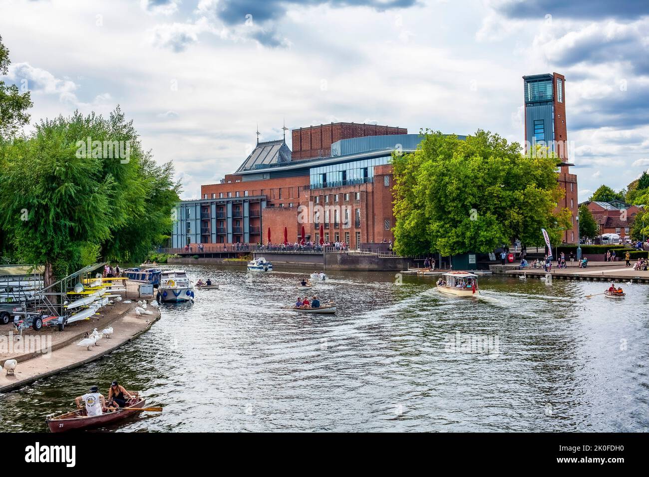 Stratford Upon Avon Warwickshire Foto Stock