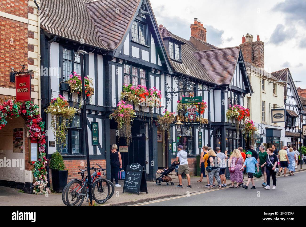 Stratford Upon Avon Warwickshire Foto Stock