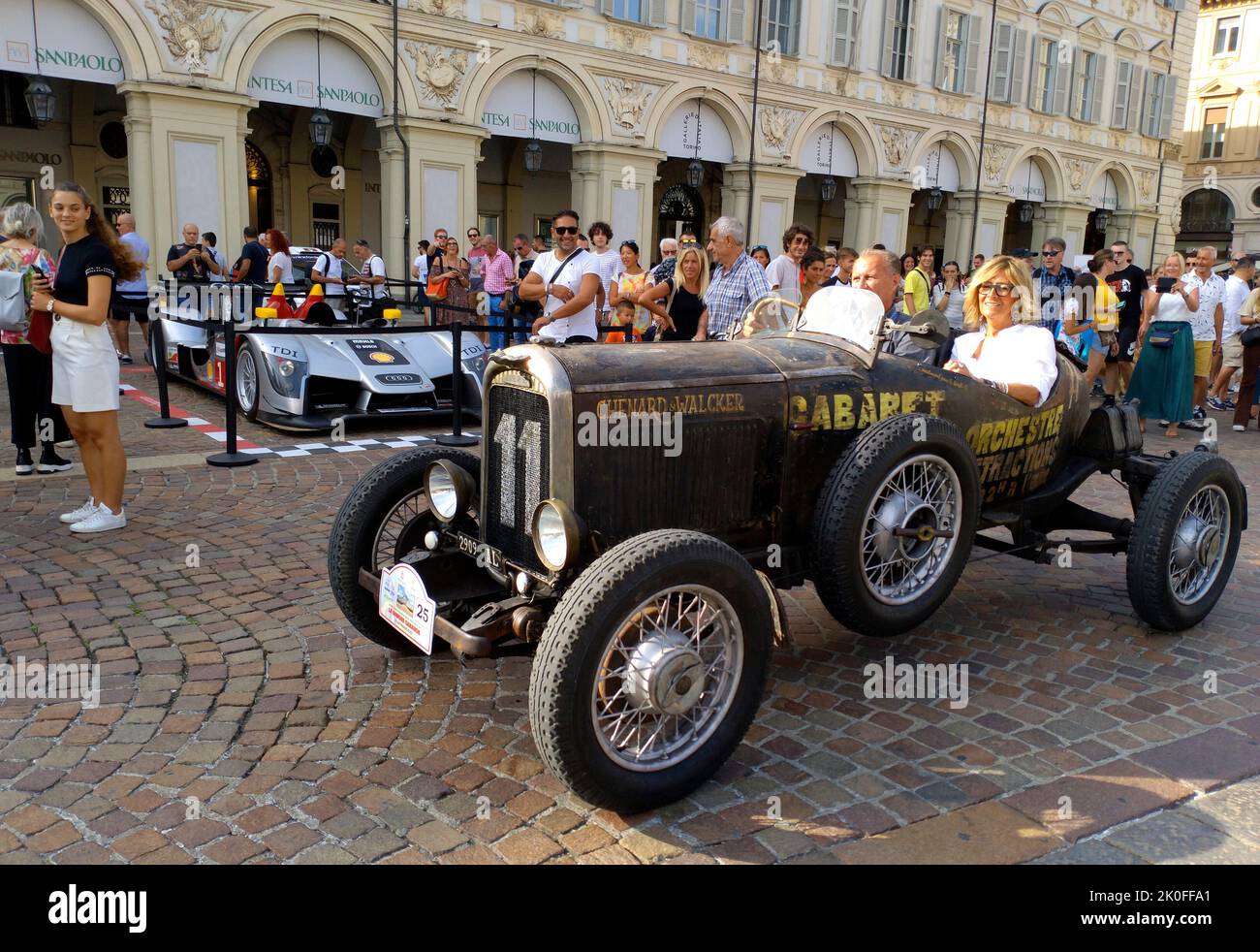 Italia Piemonte Torino 'Autosook Week Torino' sfilata di auto storiche Credit: Realy Easy Star/Alamy Live News Foto Stock