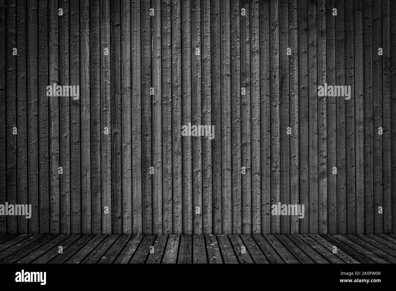 Disegno di fondo in legno vuoto per mockup texture. Poster a tema creativo orizzontale, biglietti d'auguri, intestazioni, sito Web e app Foto Stock