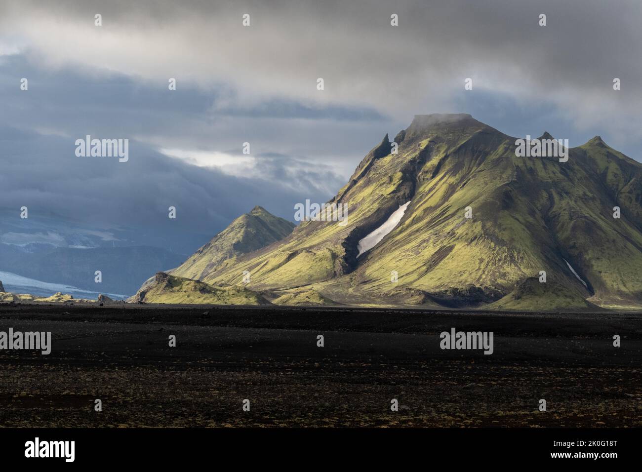 Montagne islandesi vicino landmanalaugar Foto Stock