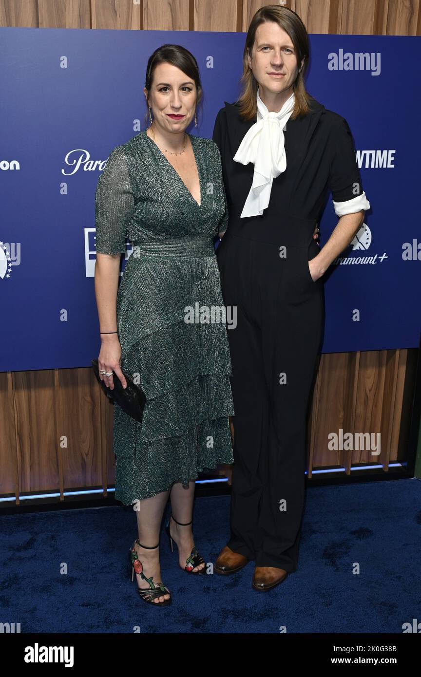 Los Angeles, Stati Uniti. 10th Set, 2022. LOS ANGELES, STATI UNITI. 10 settembre 2022: Ashley Lyle & Bart Nickerson alla festa pre-Emmy del Paramount al Catch Steak LA. Picture Credit: Paul Smith/Alamy Live News Foto Stock