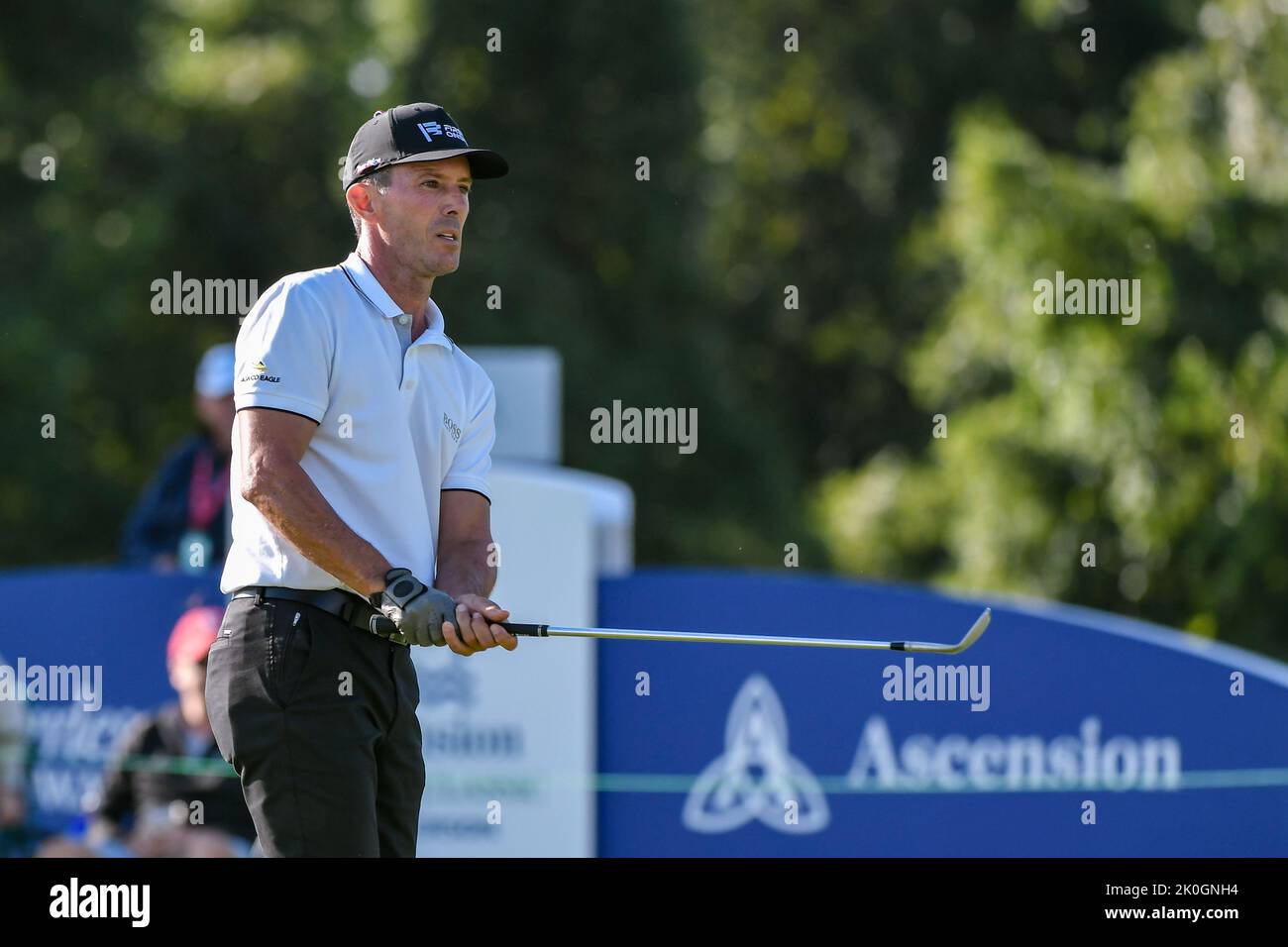 Jennings, Missouri, Stati Uniti. 11 settembre 2022: Golfista Mike Weir l'ultimo giorno dell'Ascension Charity Classic tenutosi al Norwood Hills Country Club di Jennings, MO Richard Ulreich/CSM Credit: CAL Sport Media/Alamy Live News Foto Stock