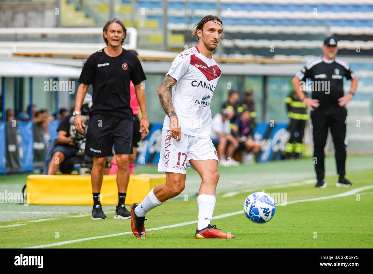 Arena Garibaldi, Pisa, Italia, 10 settembre 2022, Gianluca di Chiara (Reggina) durante la partita AC Pisa vs Reggina 1914 - Calcio italiano Serie B. Foto Stock