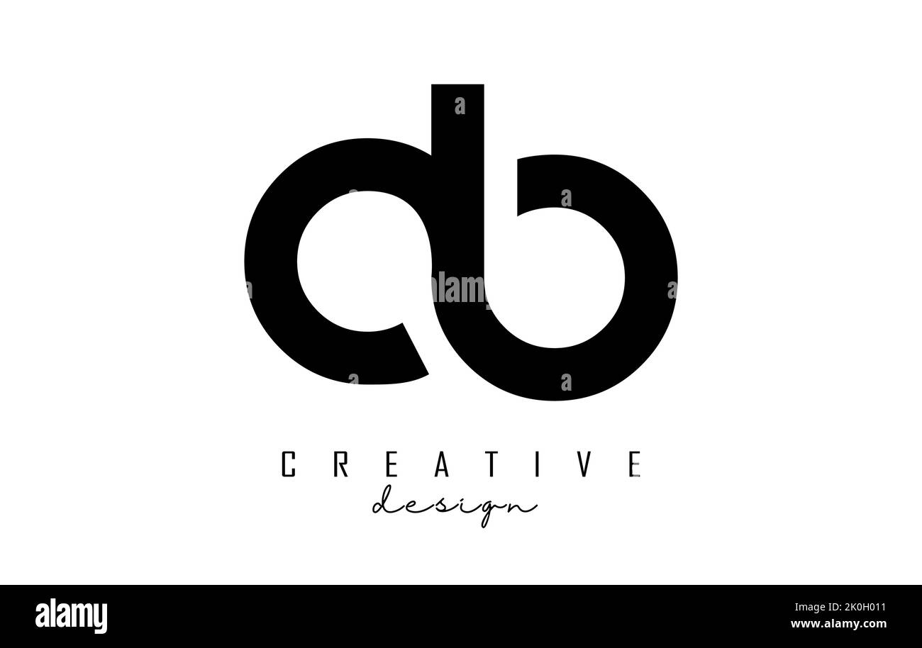 Piccolo logo ab a b con un design minimalista. Lettere dal design elegante, semplice e a due lettere. Illustrazione vettoriale creativa con lettere. Illustrazione Vettoriale