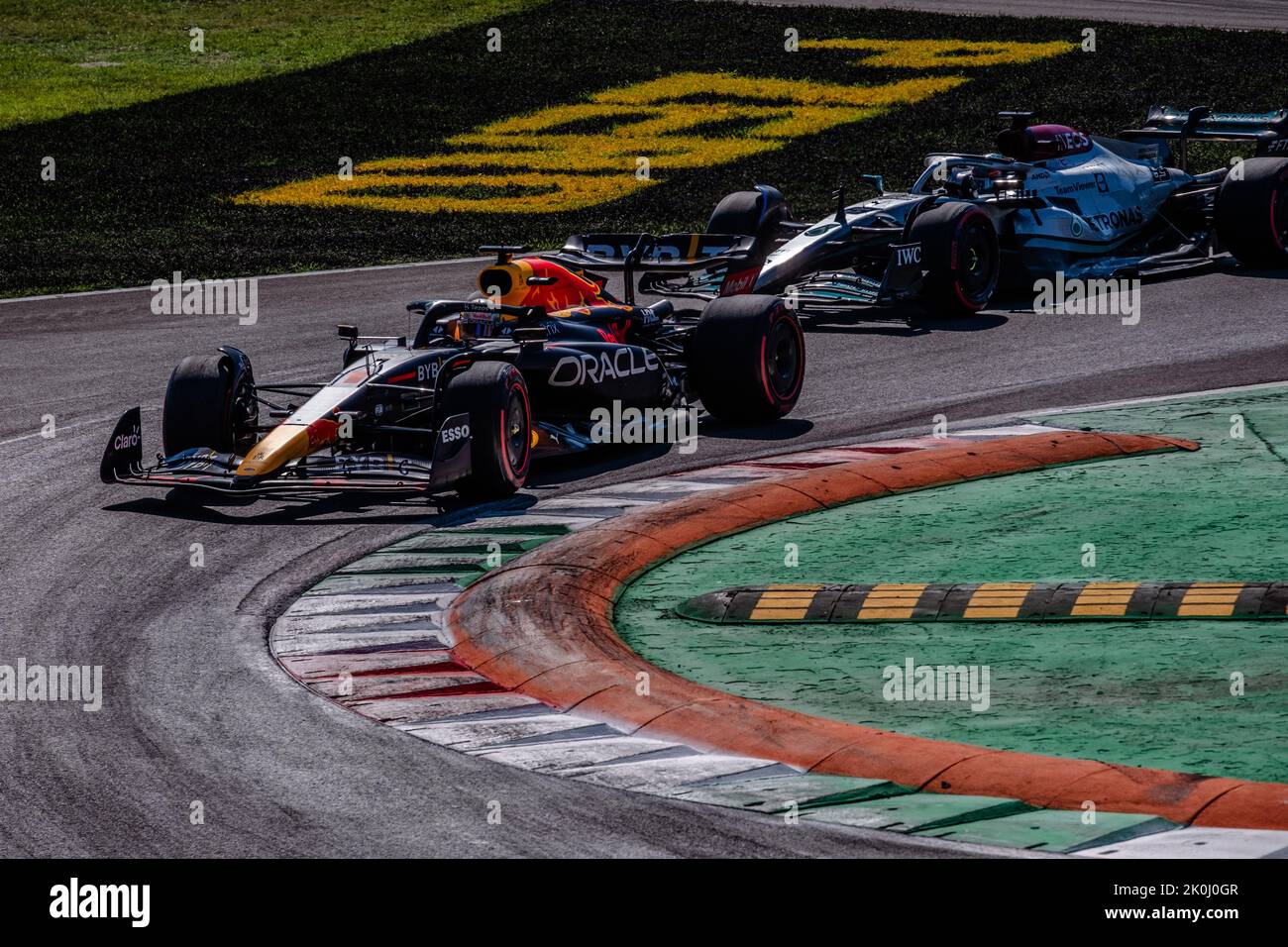 MONZA, Italia, 11 settembre 2022; #1, Max VERSTAPPEN, NDL, Oracle Red Bull Racing RB18 Honda, durante la Formula uno, F1, Gran Premio d'Italia, Grosser Preis Foto Stock