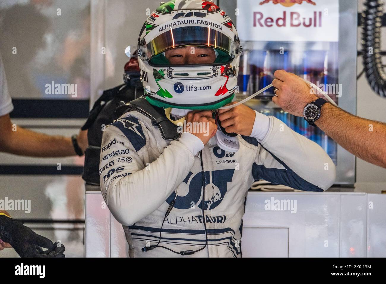 MONZA, Italia, 09 settembre 2022;#22, Yuki TSUNODA, JAP, Team Scuderia Alpha Tauri, AT02, HONDA, motore RA620, durante la Formula uno, GP d'italia Foto Stock