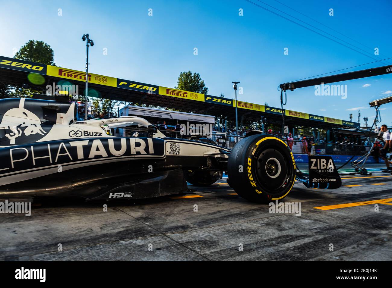 MONZA, Italia, 09 settembre 2022;#22, Yuki TSUNODA, JAP, Team Scuderia Alpha Tauri, AT02, HONDA, motore RA620, durante la Formula uno, GP d'italia Foto Stock