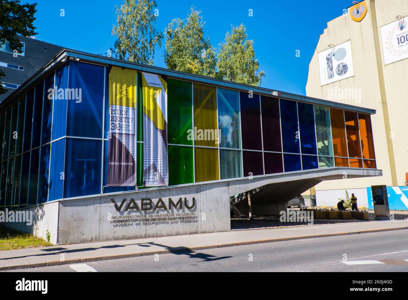 Vabamu, museo delle occupazioni, Tallinn, Estonia Foto Stock