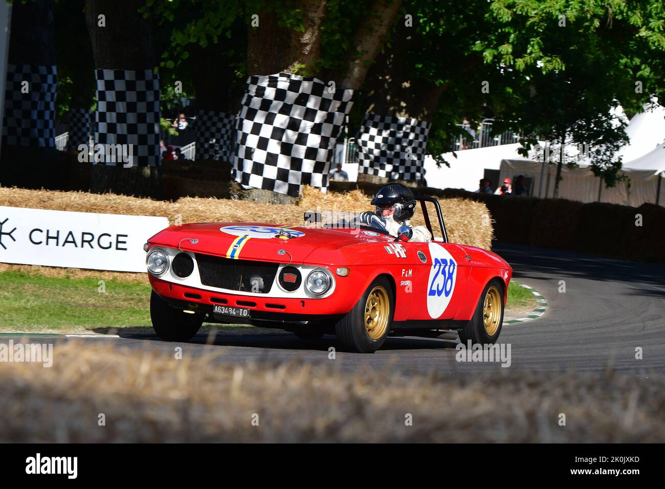 Federico Buratti, Lancia Fulvia Barchetta F&M, Lancia - 20 anni di dominio, una celebrazione dei successi di rally di Lancia dal 1972 alla sua finale WRC Foto Stock