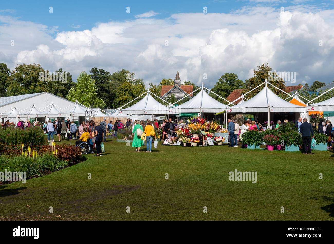 RHS Garden Wisley Flower Show Settembre 2022, un evento orticolo annuale a Surrey, Inghilterra, Regno Unito Foto Stock