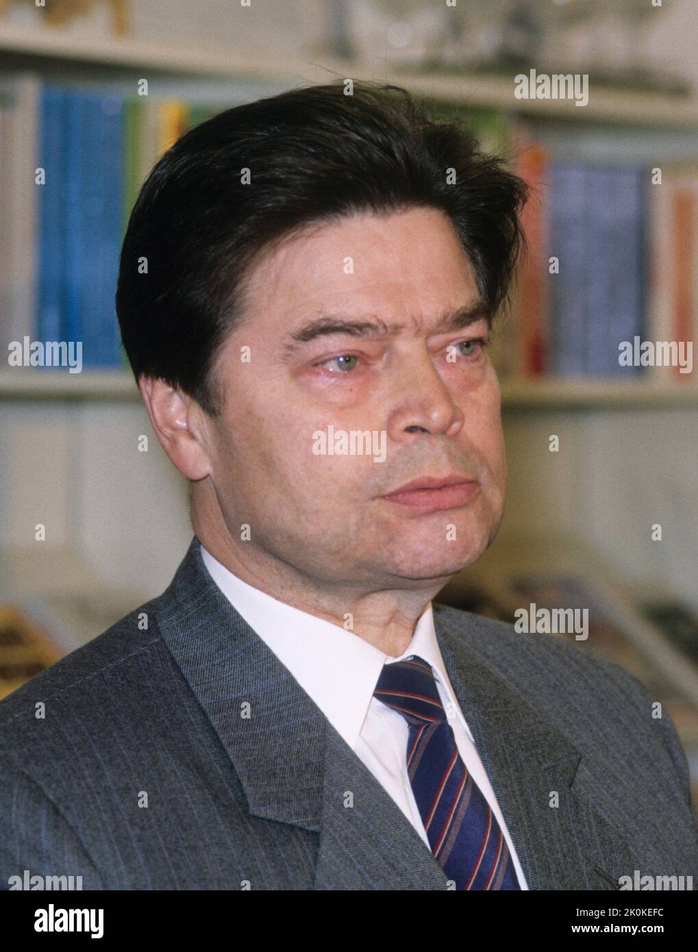 Boris Pankin ambasciatore sovietico in Svezia che dopo la caduta dell'Unione Sovietica rimase indietro e si stabilì in Svezia. Foto Stock