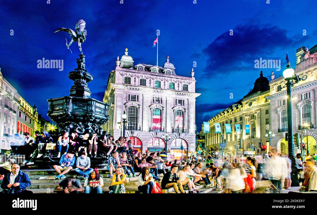 Piccadilly Circus London REGNO UNITO Foto Stock