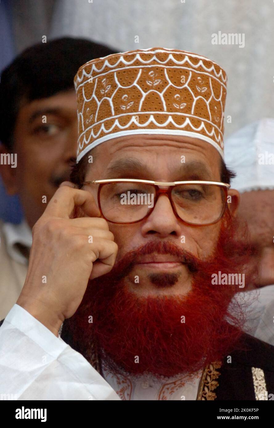 Dhaka, Bangladesh - 09 dicembre 2006: Delwar Hossain Sayeedi è un . Foto Stock