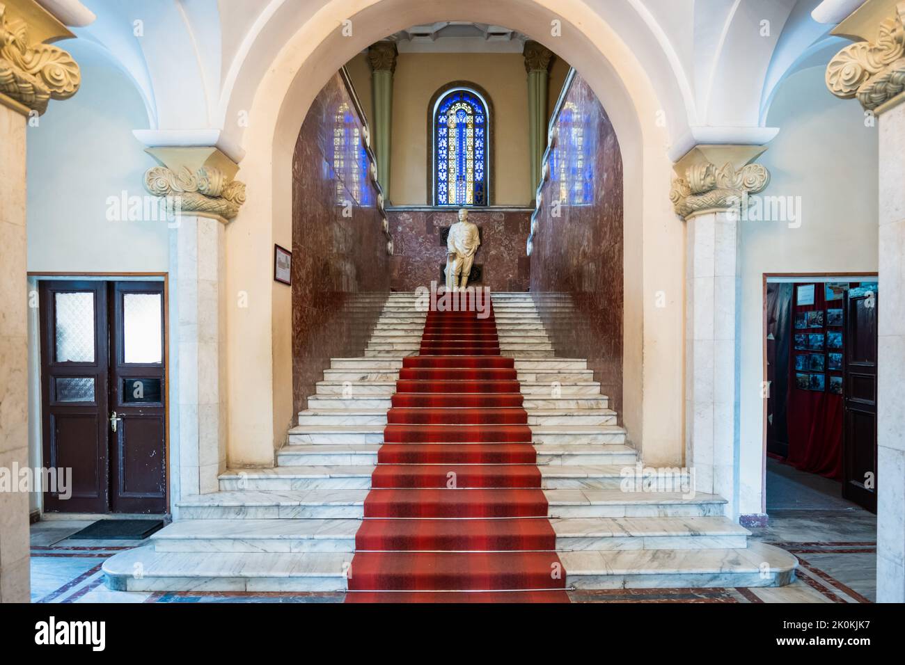 Gori, Georgia - 2022 settembre: Museo Stalin e il suo luogo di nascita a Gori, Georgia. Gori è la città natale di Joseph Stalin. Foto Stock