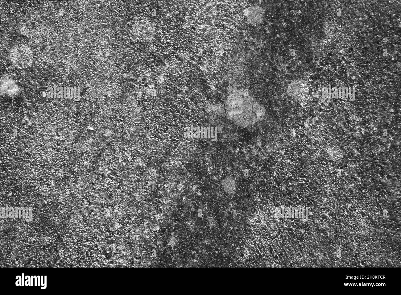 Vista dettagliata del grigio testurizzato parete in calcestruzzo Foto Stock